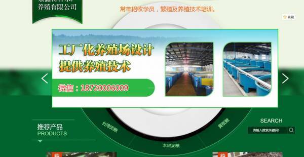 數字生態池 余江縣宏*特種水產養殖網站創意設計與品牌重塑